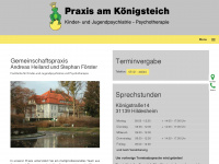 praxis-am-koenigsteich.de Webseite Vorschau