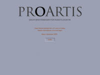 proartis.de Webseite Vorschau