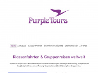purpletours.de Webseite Vorschau