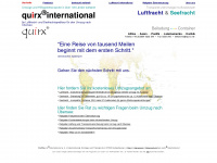 quirx.net Webseite Vorschau
