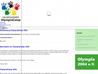olympia-camp.de Webseite Vorschau