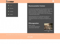 raumausstatter-kreimer.de Webseite Vorschau