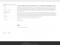 metallus.ch Webseite Vorschau