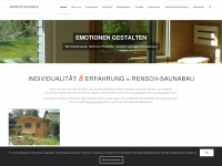 rensch-saunabau.de Webseite Vorschau