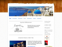 restaurant-amphora.de Webseite Vorschau