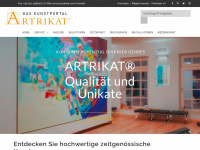 artrikat.com Webseite Vorschau