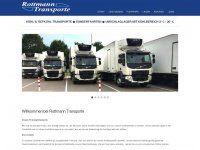rottmann-transporte.de Webseite Vorschau