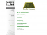 sander-cad.de Webseite Vorschau