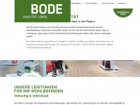 sanitaetshaus-bode.de Webseite Vorschau