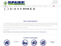 sauer-bau.de Webseite Vorschau