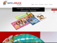 satz-druck-studio.de Webseite Vorschau