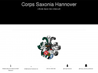 saxonia-hannover.de Webseite Vorschau