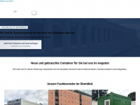 sbs-containerservice.de Webseite Vorschau
