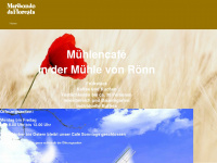 muehlencafe-roenn.de Webseite Vorschau