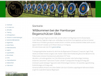 hamburger-bogenschuetzen-gilde.de Webseite Vorschau