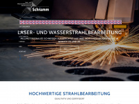 schramm-laser.de Webseite Vorschau