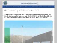 sportschützenverein-borkum.de Webseite Vorschau