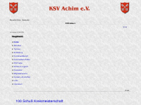 ksv-achim.de Webseite Vorschau