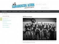 fanfarenzug-achim.de Webseite Vorschau