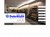 schuhhaus-dohrmann.de Webseite Vorschau