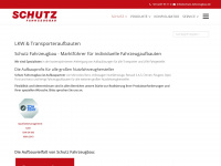 schutz-fahrzeugbau.de Webseite Vorschau