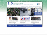 sd-electronic.de Webseite Vorschau