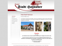 hotel-stadt-hannover.de Webseite Vorschau