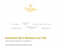 seniorenhof-voss.de Webseite Vorschau