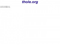 thole.org Webseite Vorschau