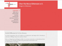 chor-sittensen.de Webseite Vorschau