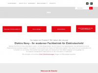 elektro-nevy.de Webseite Vorschau