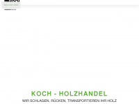 holz-koch.de Webseite Vorschau