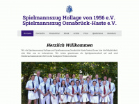 spielmannszug-hollage.de Webseite Vorschau