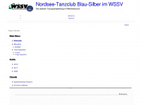 nordsee-tanzclub.de Webseite Vorschau