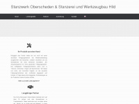 stanzwerk-oberscheden.de Webseite Vorschau