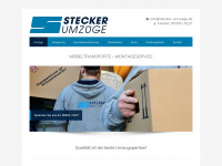 stecker-umzuege.de Webseite Vorschau