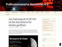 sternwarte-hannover.de Webseite Vorschau