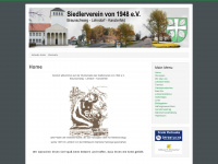 siedlerverein-leh-ka.de Webseite Vorschau