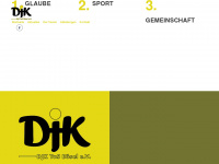 djk-boesel.de Webseite Vorschau