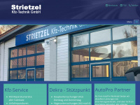 strietzel-kfz.de Webseite Vorschau