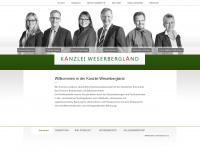 kanzlei-weserbergland.de Webseite Vorschau