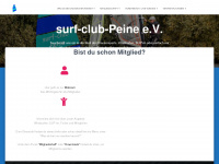 surf-club-peine.de Webseite Vorschau