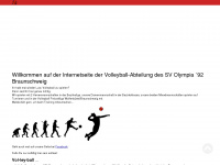 svolympia92-volleyball.de Webseite Vorschau