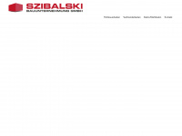 szibalski-bau.de Webseite Vorschau
