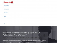 devenia.com Webseite Vorschau