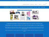 impact-displays.com Webseite Vorschau