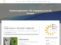 solarenergieverein.de Webseite Vorschau