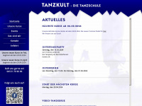 tanzkult.de Webseite Vorschau