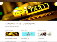 taxi2000pape.de Webseite Vorschau
