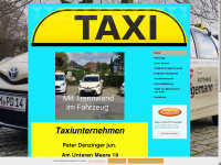 taxi-danzinger.de Webseite Vorschau